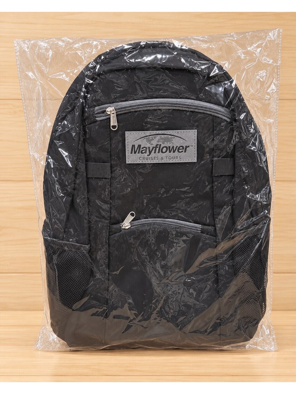Mayflower Cruises & Tours Black Travel Backpack New